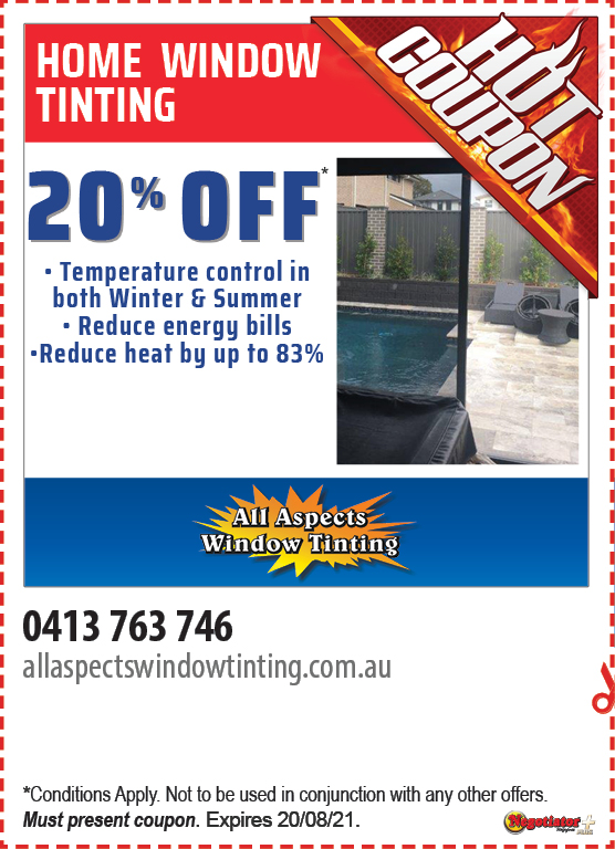 20 Off Home Window Tinting All Aspects Window Tinting Negotiator