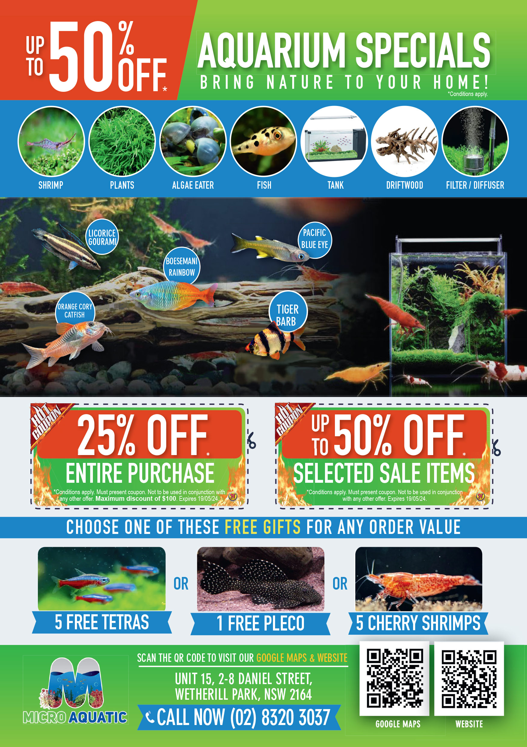 Up to 50 Off Aquarium Specials Micro Aquatic Negotiator