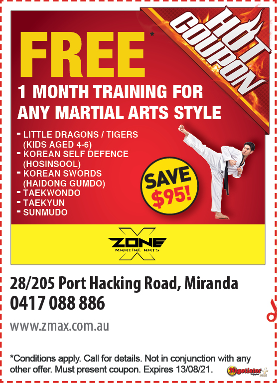 1 Month Training For Any Martial Arts Style Zone Martial Arts