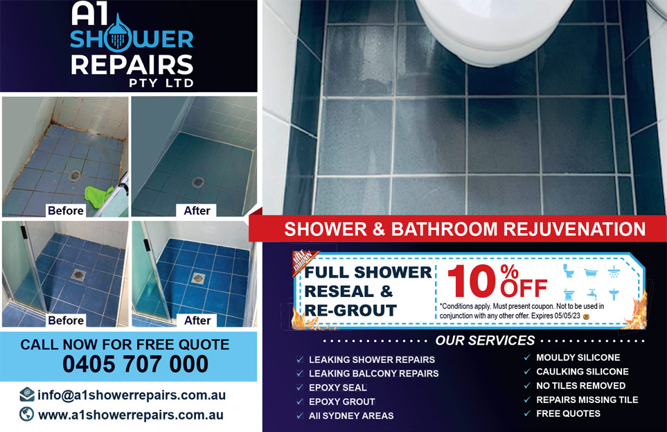 Shower & Bathroom Rejuvenation A1 Shower Repairs PTY LTD Negotiator